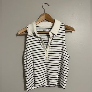 Abercrombie & Fitch Soft Ribbed Polo Tank. Size: XL